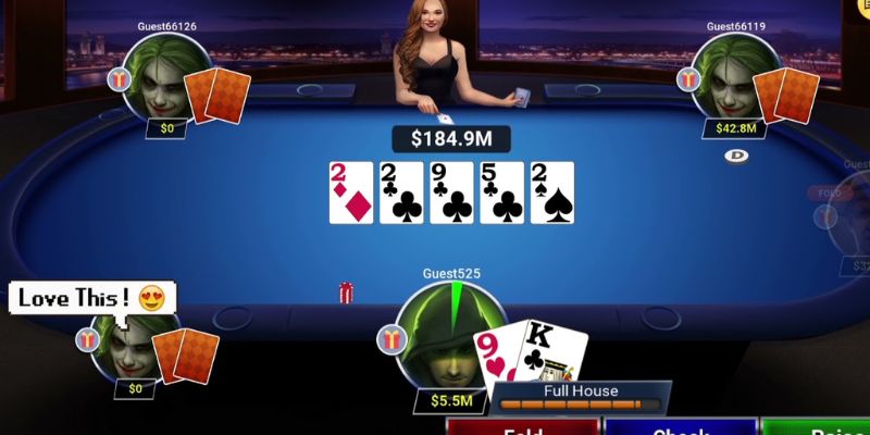 Đánh bài Poker theo các giới hạn cược hợp lệ